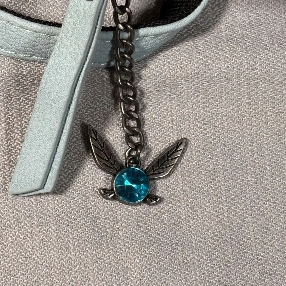 The Legend of Zelda Mini Backpack Blue Faux Leather Winged Gamer Bag New